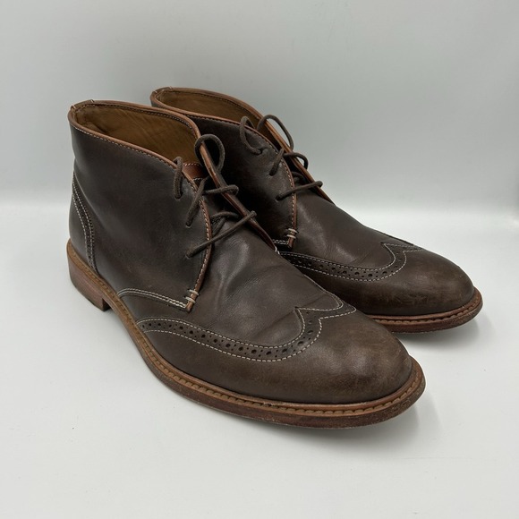 Johnston & Murphy Other - Johnston & Murphy Wingtip Sheepskin Boots Men's Size 8.5